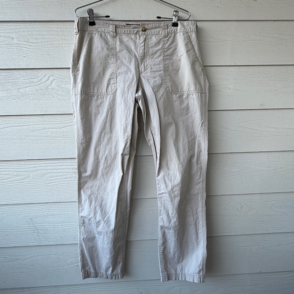 Lauren Ralph Lauren Beige Chino Pants‎ | Women’s Size 8 | Khaki Preppy Classic